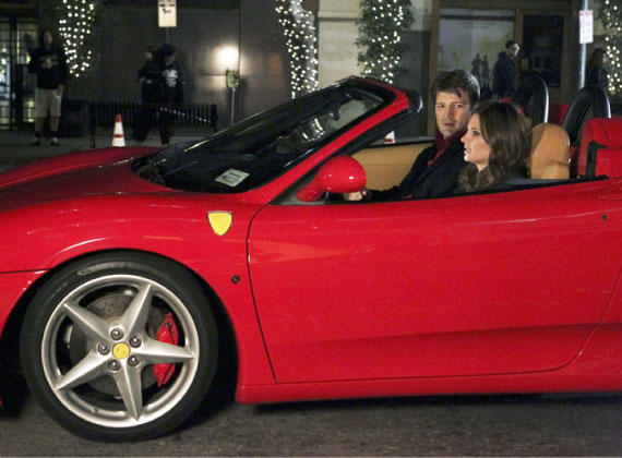 Red ferrari castle