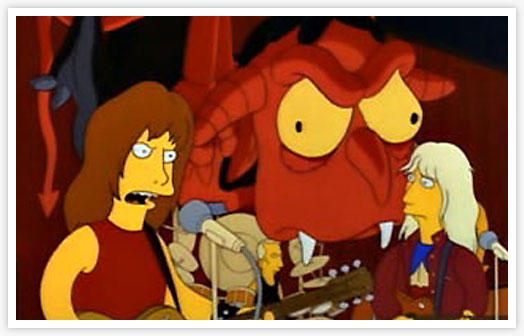 Spinal Tap on The Simpsons - TV Fanatic